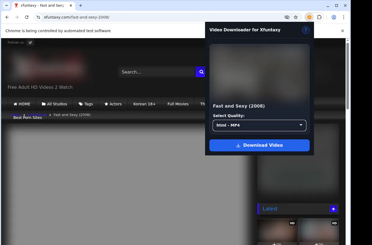 Xfuntaxy Video Downloader screenshot 3