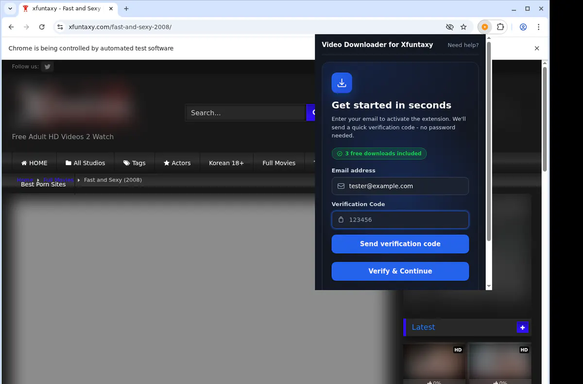 Xfuntaxy Video Downloader screenshot 4